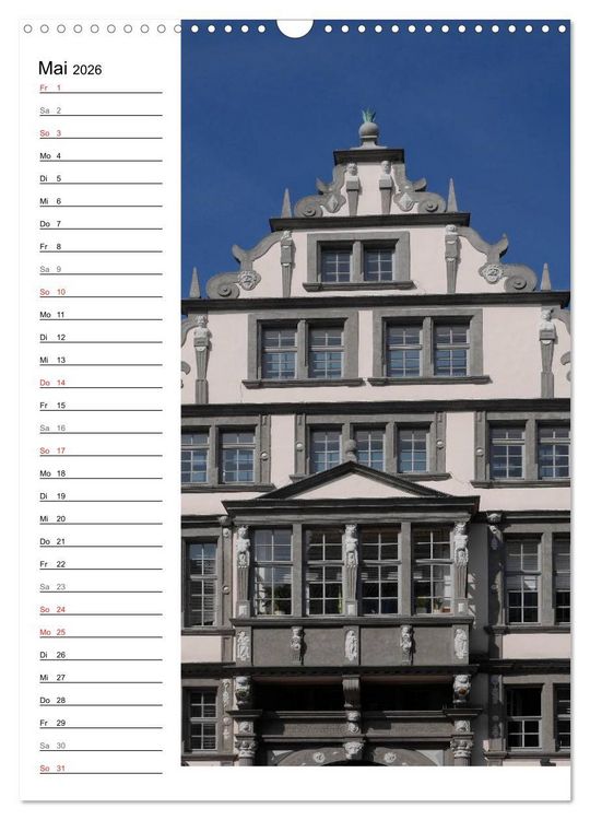Produktbild: Streifz&uuml;ge durch Paderborn (Wandkalender 2026 DIN A3 hoch), CALVENDO Monatskalender