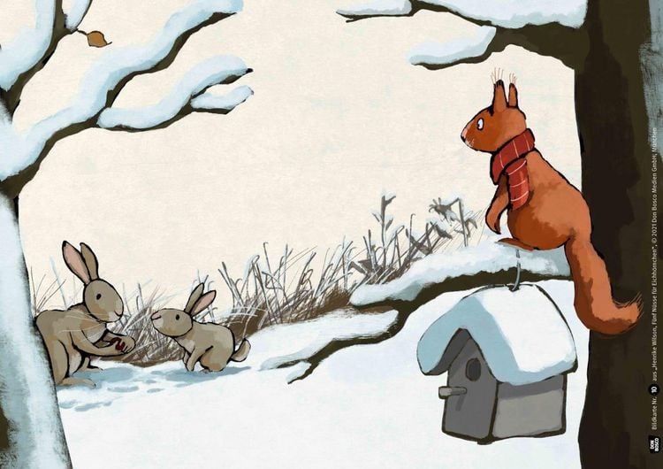 Produktbild: F&uuml;nf N&uuml;sse f&uuml;r Eichh&ouml;rnchen. Kamishibai Bildkartenset