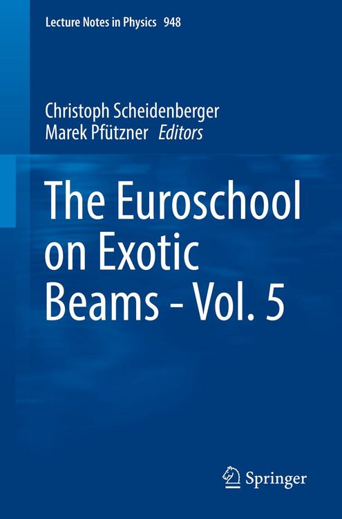 Produktbild: The Euroschool on Exotic Beams - Vol. 5