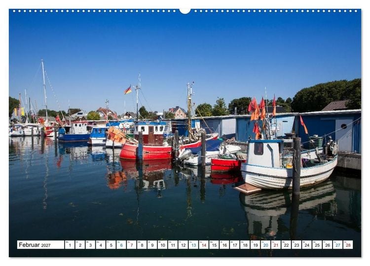 Produktbild: Die Ostseek&uuml;ste von Neustadt bis Travem&uuml;nde (Wandkalender 2027 DIN A2 quer), CALVENDO Monatskalender