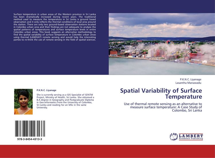Produktbild: Spatial Variability of Surface Temperature