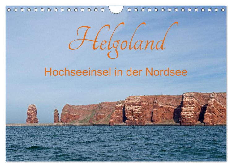 Produktbild: Helgoland - Hochseeinsel in der Nordsee (Wandkalender 2026 DIN A4 quer), CALVENDO Monatskalender