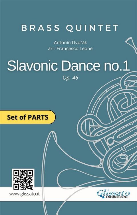 Produktbild: Brass Quintet: Slavonic Dance no.1 by Dvor&aacute;k (set of 9 parts)