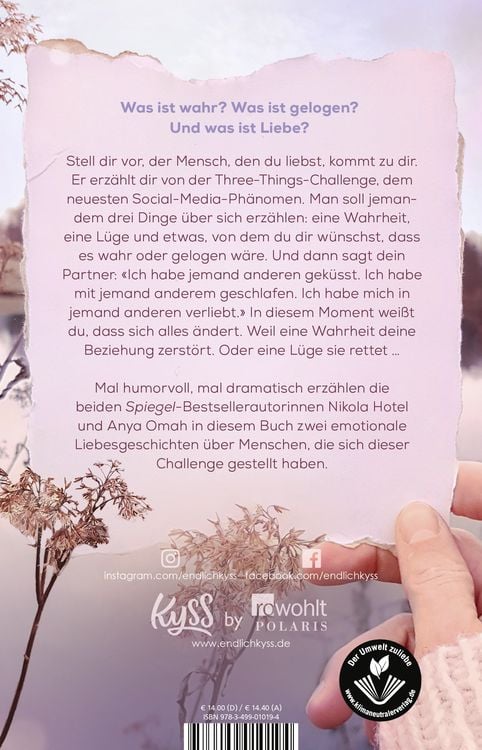 Produktbild: Because It's True − Tausend Gefühle und ein einziger Kuss