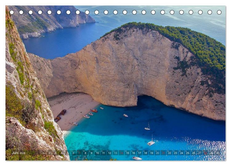 Produktbild: Griechenland &ndash;&nbsp;Magie der Farben (Tischkalender 2026 DIN A5 quer), CALVENDO Monatskalender