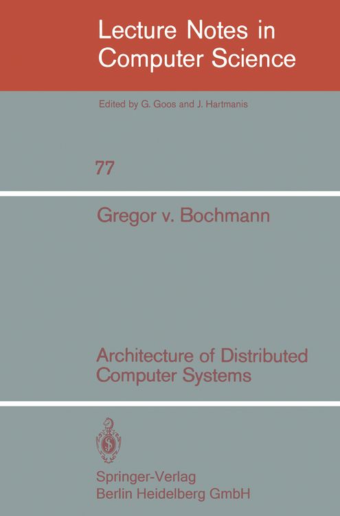 Produktbild: Architecture of Distributed Computer Systems