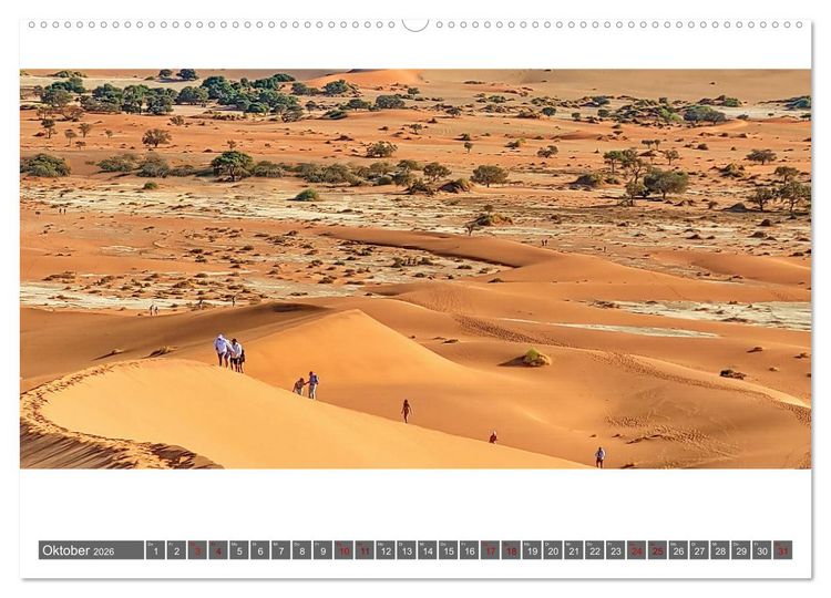Produktbild: Namibia - Landschaft und Panorama (hochwertiger Premium Wandkalender 2026 DIN A2 quer), Kunstdruck in Hochglanz