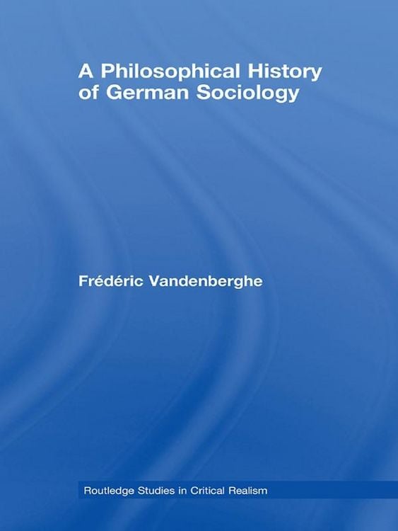 Produktbild: A Philosophical History of German Sociology