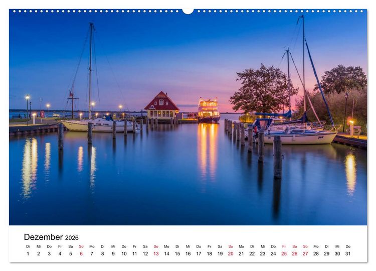 Produktbild: Fischland-Dar&szlig; - Stimmungsvolle Augenblicke (Wandkalender 2026 DIN A2 quer), CALVENDO Monatskalender