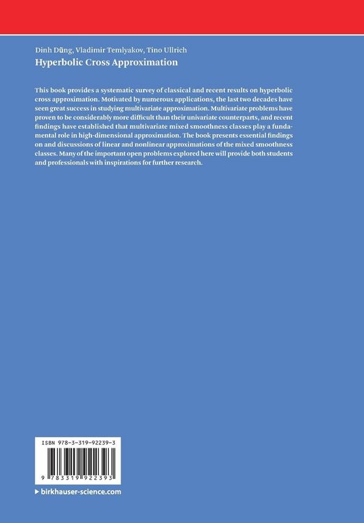 Produktbild: Hyperbolic Cross Approximation