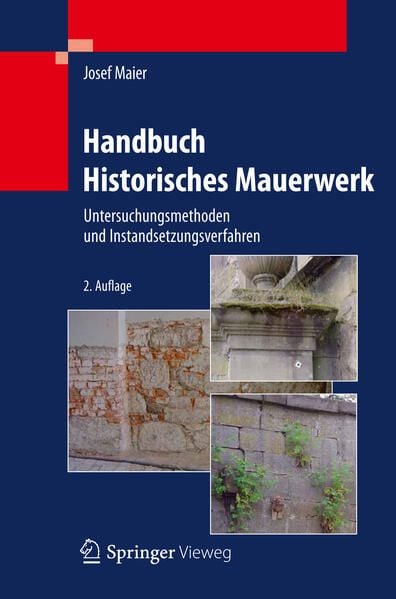 Produktbild: Handbuch Historisches Mauerwerk