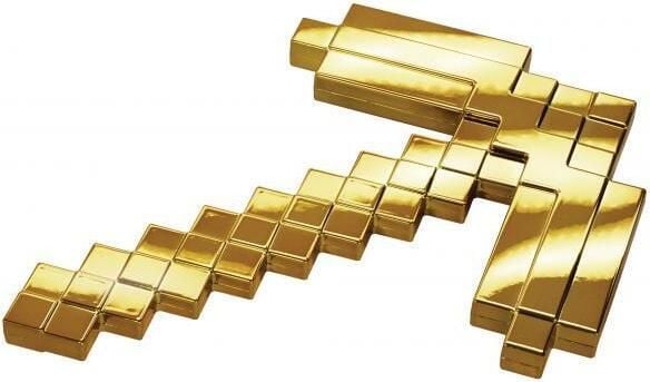 Produktbild: Minecraft Anniversary Gold Slick Spitzhacke, 50 cm