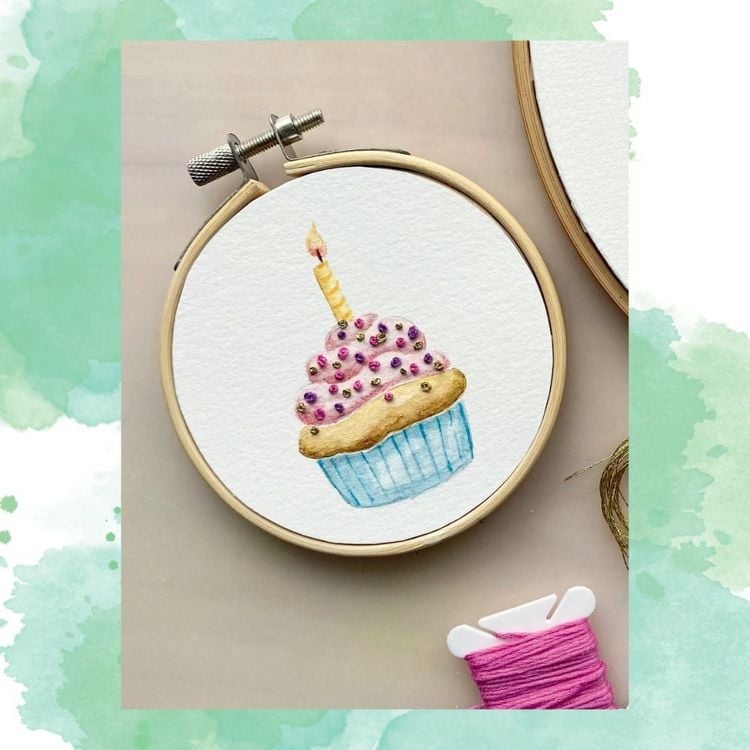Produktbild: Wundervolle Watercolor Stickerei