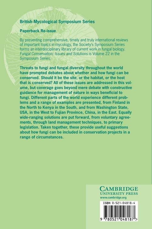 Produktbild: Fungal Conservation