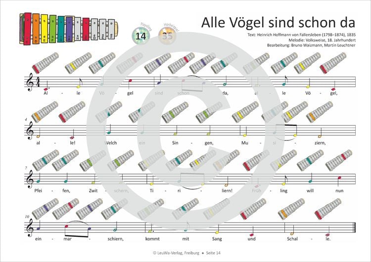 Produktbild: Einfacher!-Geht-Nicht: 18 Kinderlieder BAND 2 &ndash; f&uuml;r das SONOR&reg; BWG Boomwhackers Glockenspiel mit CD