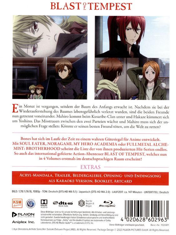 Produktbild: Blast of Tempest: Vol. 3 (Ep. 13-18)