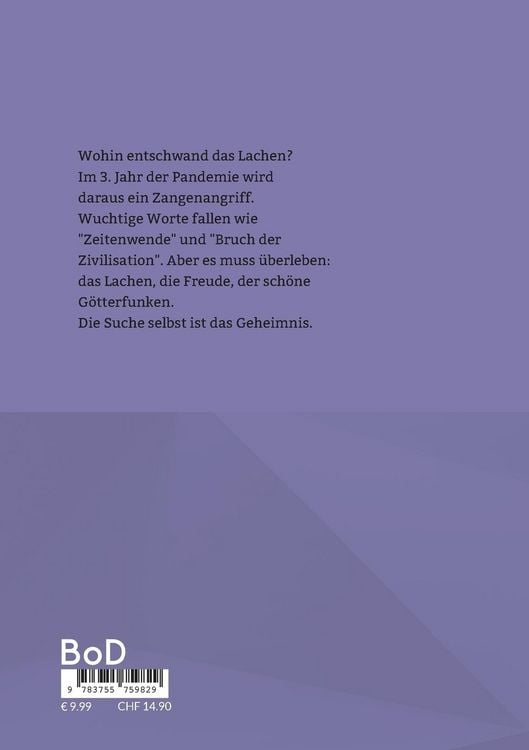 Produktbild: Das verlorene Lachen zur Zeitenwende