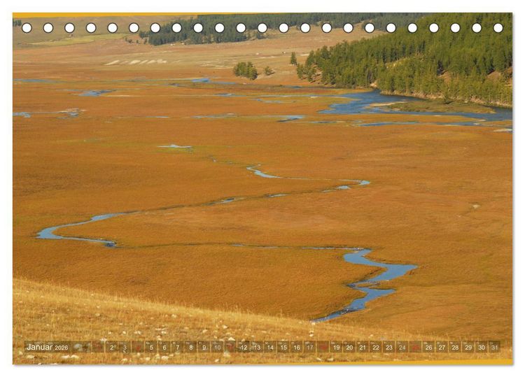 Produktbild: Mongolei - weites Land (Tischkalender 2026 DIN A5 quer), CALVENDO Monatskalender