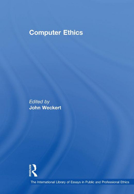 Produktbild: Computer Ethics