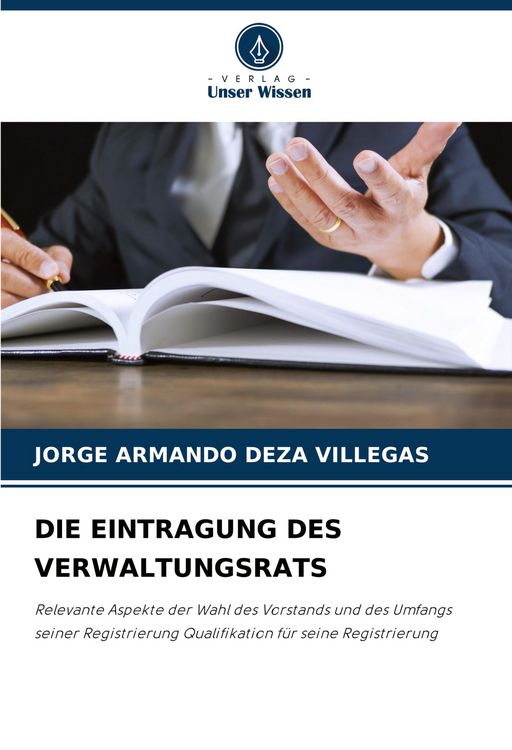 Produktbild: Die Eintragung des Verwaltungsrats