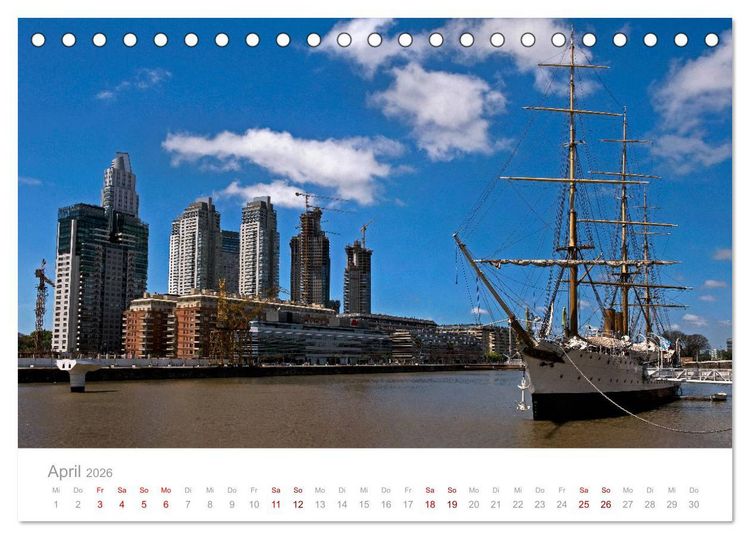 Produktbild: Geliebtes Buenos Aires (Tischkalender 2026 DIN A5 quer), CALVENDO Monatskalender
