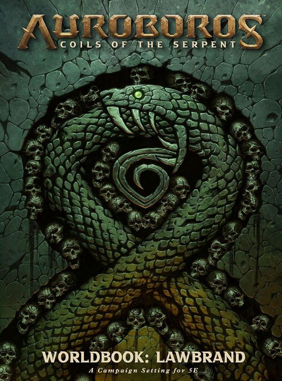 Produktbild: Auroboros: Coils of the Serpent: Worldbook - Lawbrand RPG