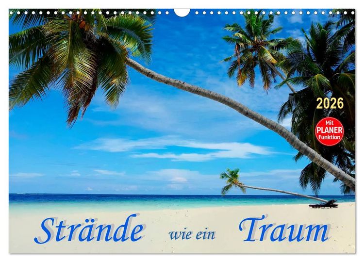 Produktbild: Str&auml;nde wie ein Traum (Wandkalender 2026 DIN A3 quer), CALVENDO Monatskalender