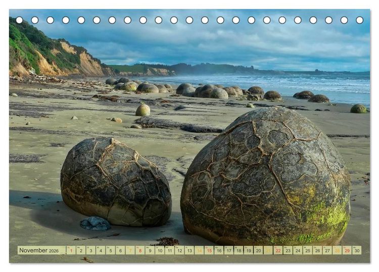 Produktbild: Neuseeland - atemberaubend sch&ouml;n (Tischkalender 2026 DIN A5 quer), CALVENDO Monatskalender