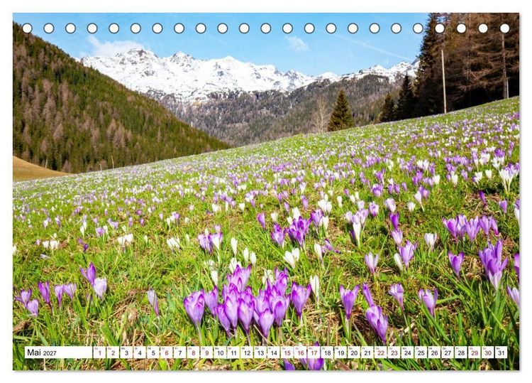 Produktbild: S&uuml;dtirol, das Ultental Traumhafte Landschaften (Tischkalender 2027 DIN A5 quer), CALVENDO Monatskalender