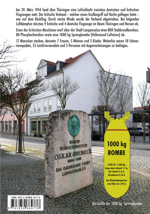 Produktbild: Bombenangriff auf Langensalza und der Luftkrieg &uuml;ber Th&uuml;ringen am 24. M&auml;rz 1944