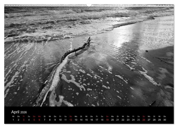 Produktbild: Strandspaziergang an der Ostsee (hochwertiger Premium Wandkalender 2026 DIN A2 quer), Kunstdruck in Hochglanz