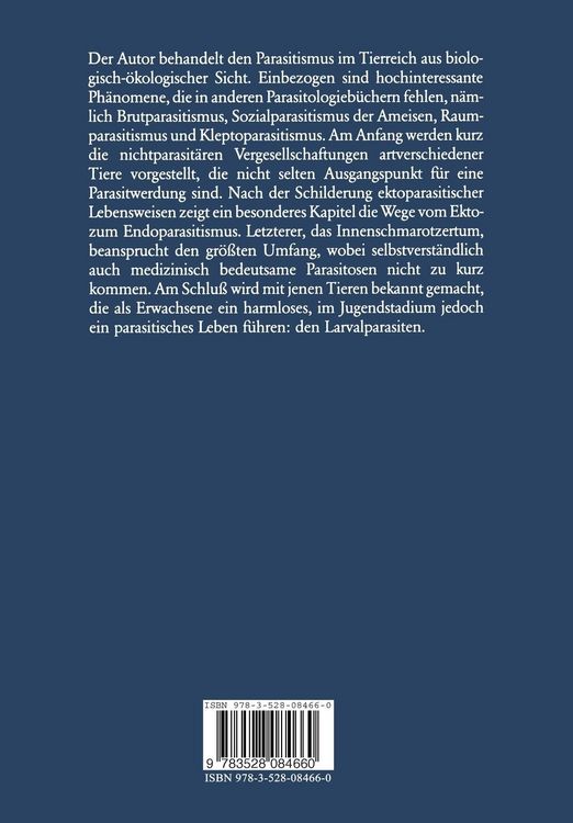 Produktbild: Tierische Parasiten