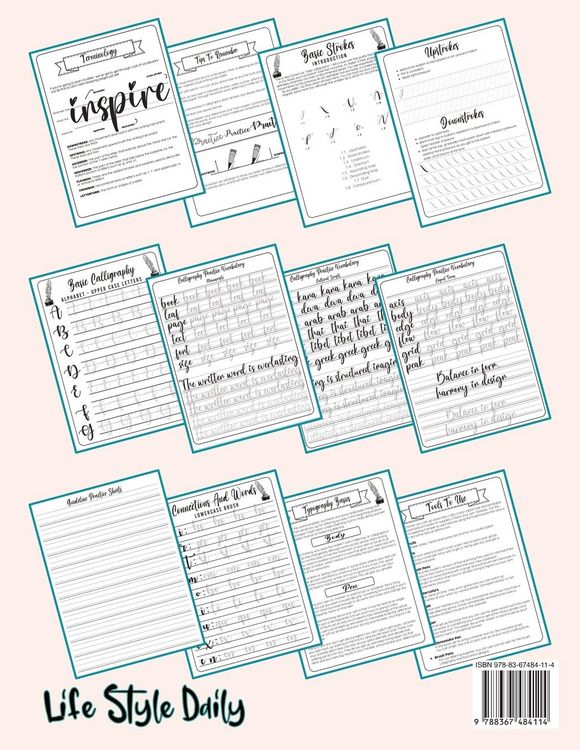 Produktbild: Calligraphy Workbook for Beginners