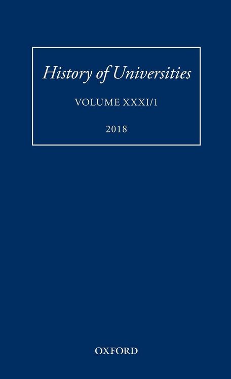 Produktbild: HISTORY OF UNIVERSITIES VOL 31/1 HOU C