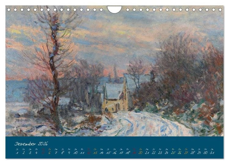 Produktbild: Typisch Monet (Wandkalender 2026 DIN A4 quer), CALVENDO Monatskalender