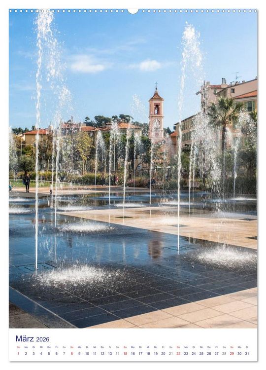 Produktbild: Nizza &ndash; Cote d'Azur 2026 (Wandkalender 2026 DIN A2 hoch), CALVENDO Monatskalender