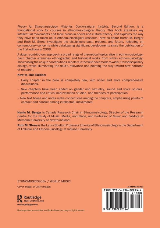 Produktbild: Theory for Ethnomusicology