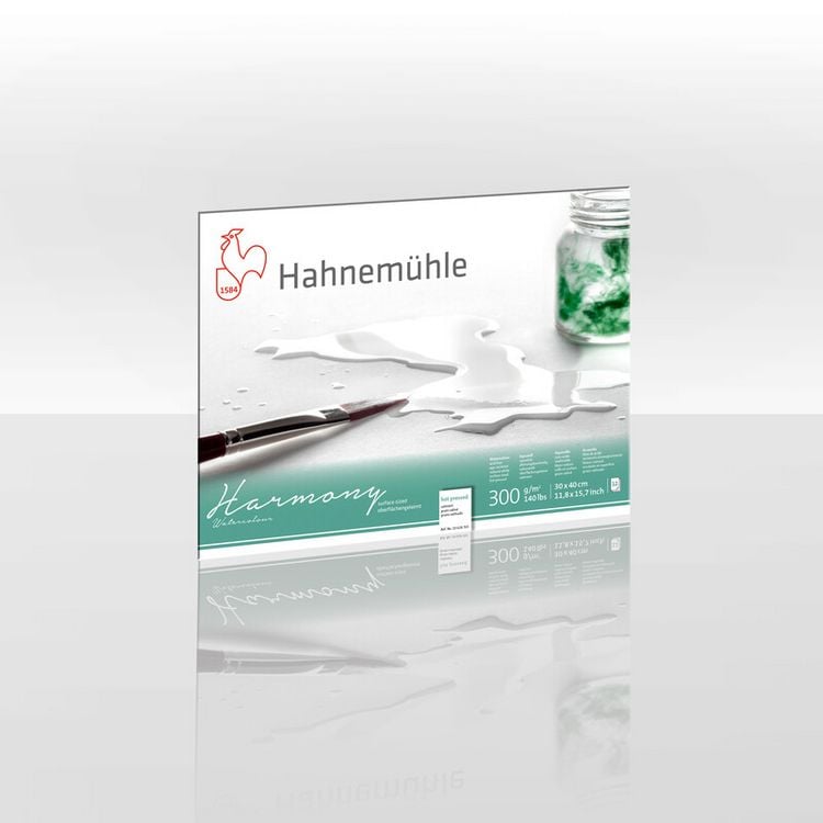 Produktbild: Hahnem&uuml;hle Papier Harmony Watercolour, 40 x 50 cm, 300 g/m&sup2;
