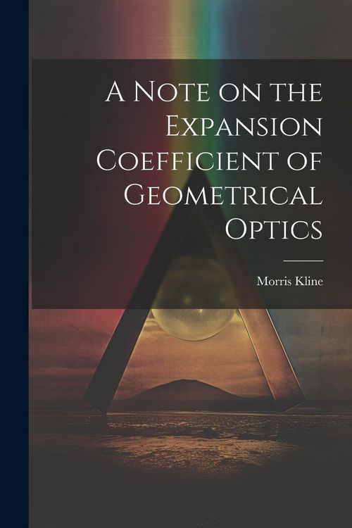 Produktbild: A Note on the Expansion Coefficient of Geometrical Optics