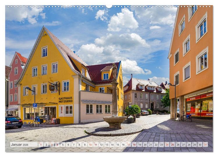 Produktbild: Ellwangen Impressionen (hochwertiger Premium Wandkalender 2026 DIN A2 quer), Kunstdruck in Hochglanz