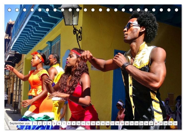 Produktbild: Let's dance in Cuba - Stelzent&auml;nzer in Havanna (Tischkalender 2026 DIN A5 quer), CALVENDO Monatskalender