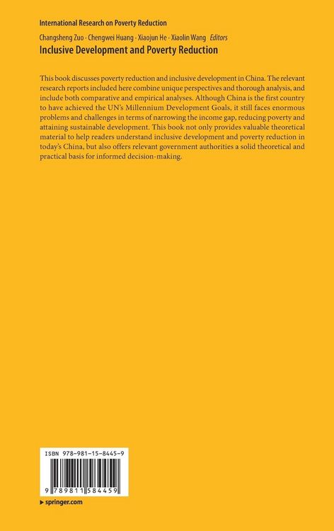 Produktbild: Inclusive Development and Poverty Reduction