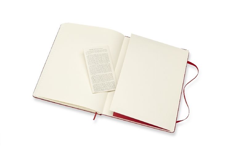Produktbild: Moleskine Notizbuch, Xlarge, Liniert, Fester Einband, Scharlachrot