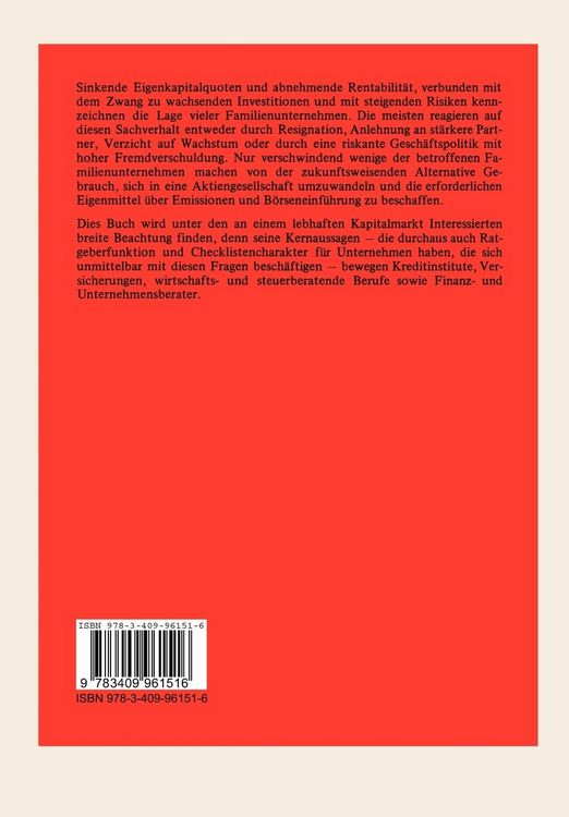 Produktbild: Familienunternehmen und B&ouml;rse