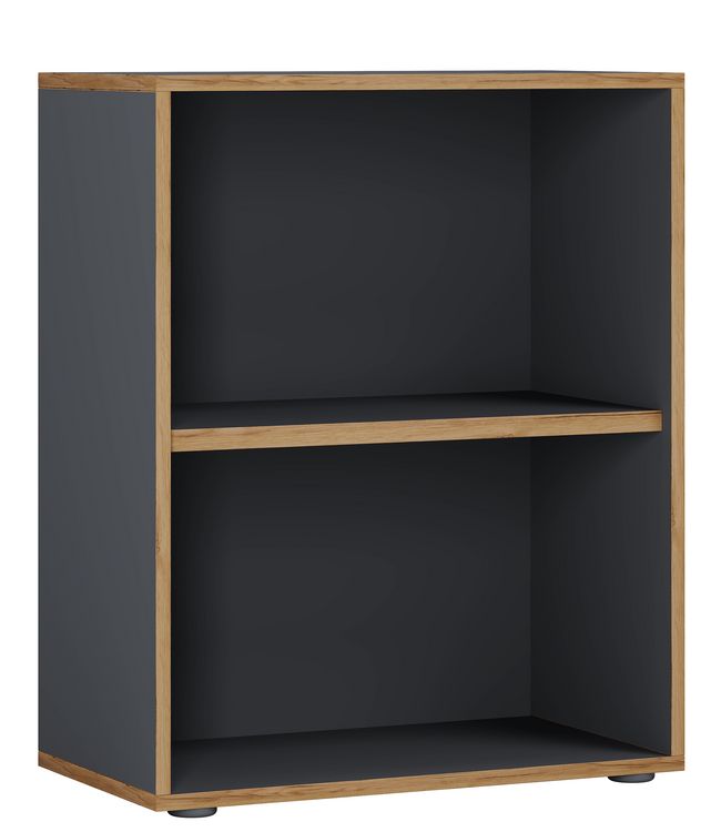 Produktbild: Holz B&uuml;ro Regal B&uuml;cher Ordner Aktenregal Salia 2f