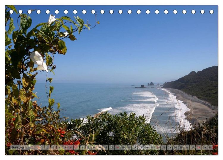 Produktbild: Kia ora, Aotearoa - Wunderbares Neuseeland (Tischkalender 2026 DIN A5 quer), CALVENDO Monatskalender