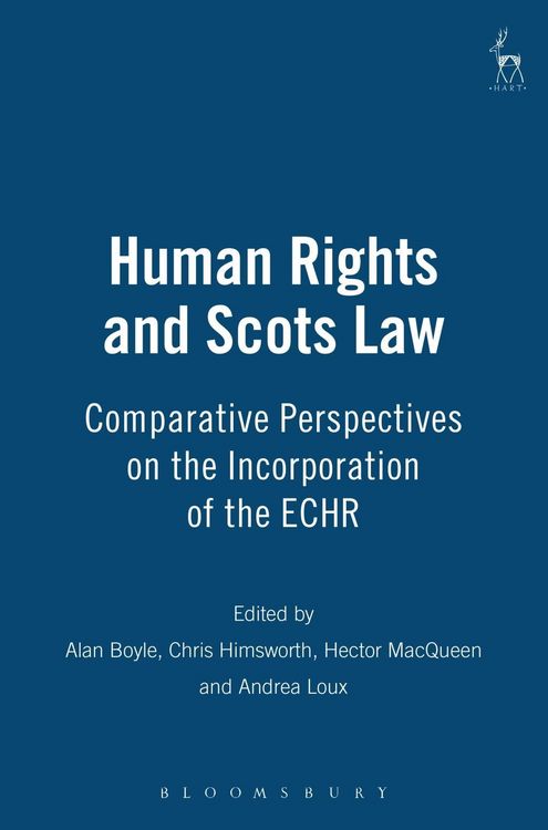 Produktbild: Human Rights and Scots Law