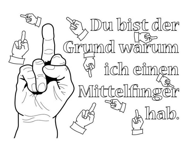 Produktbild: Malbuch f&uuml;r Erwachsene: DeppenDenkzettel