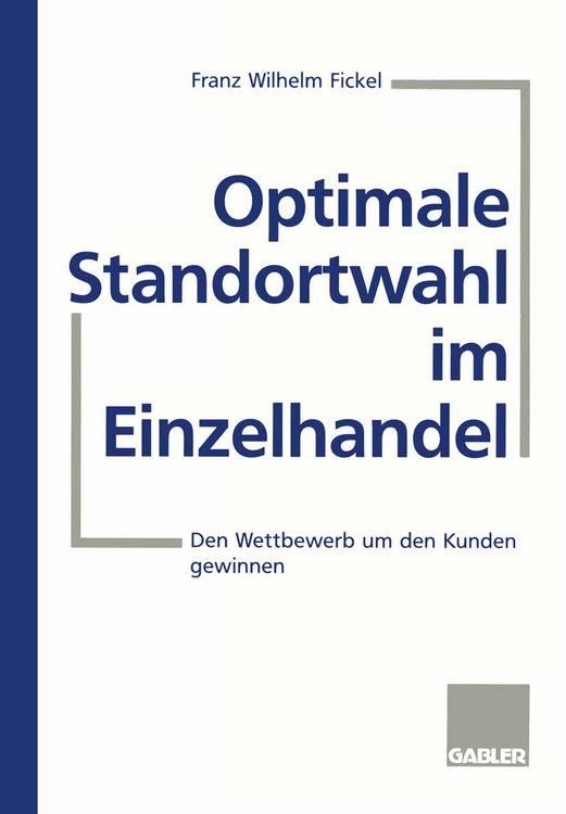 Produktbild: Optimale Standortwahl im Einzelhandel