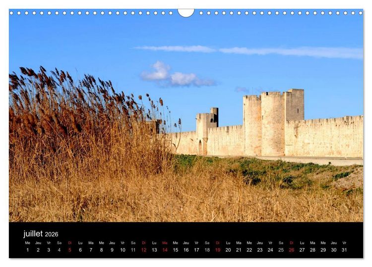 Produktbild: Occitanie (Calendrier mural 2026 DIN A3 vertical), CALVENDO calendrier mensuel